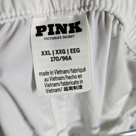 Victoria's Secret Pink White Floral Parachute Cargo Pants Balloon Barrel XXL - Picture 9 of 10